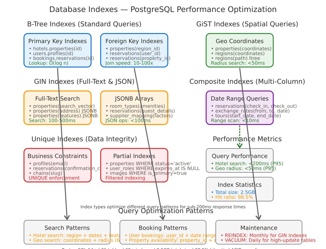 Database Indexes vitrip.store